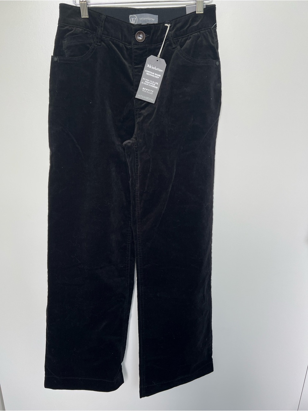 Wit & Wisdom women’s Black Corduroy Pants